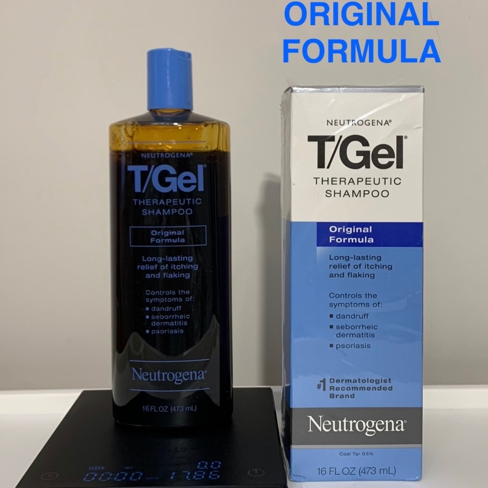 Neutrogena T/Gel Therapeutic Shampoo Original Formula 16 Fl Oz New with Box VHTF